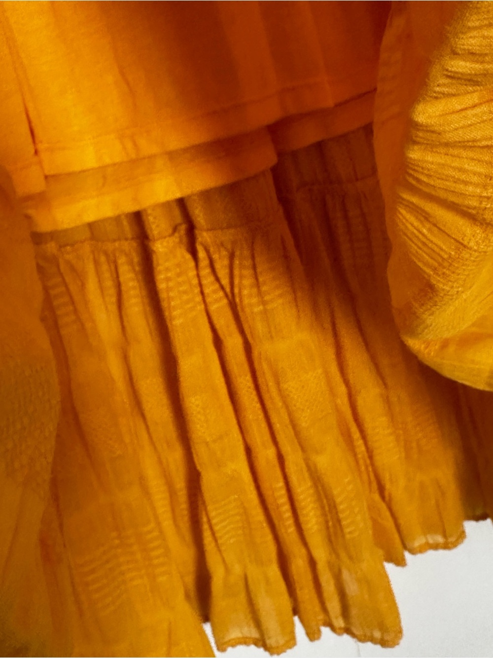 Max Studio Women's Yellow Tiered Maxi Skirt - Picture 3 of 6